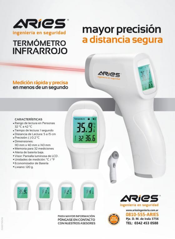 Medidor de temperatura corporal
